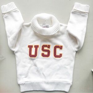 Vintage USC Trojans Turtleneck Cheer Sweater Girls  2T  Broadway Supply